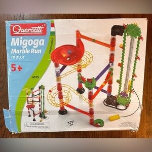 346. Kids Quercetti Marble Run with Motorized Elevator, 177 Pieces‎